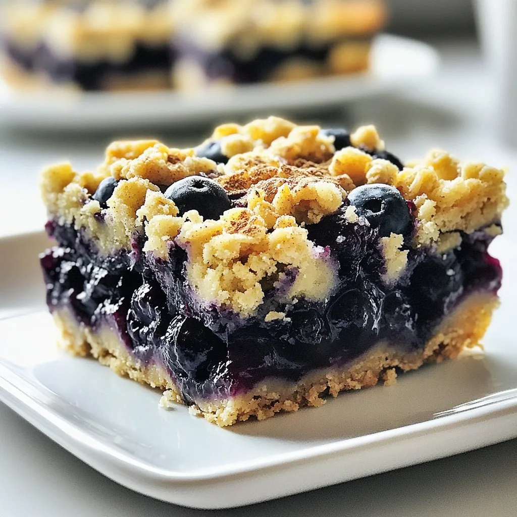 Irresistible Blueberry Crumble Bars Easy and Tasty Treat