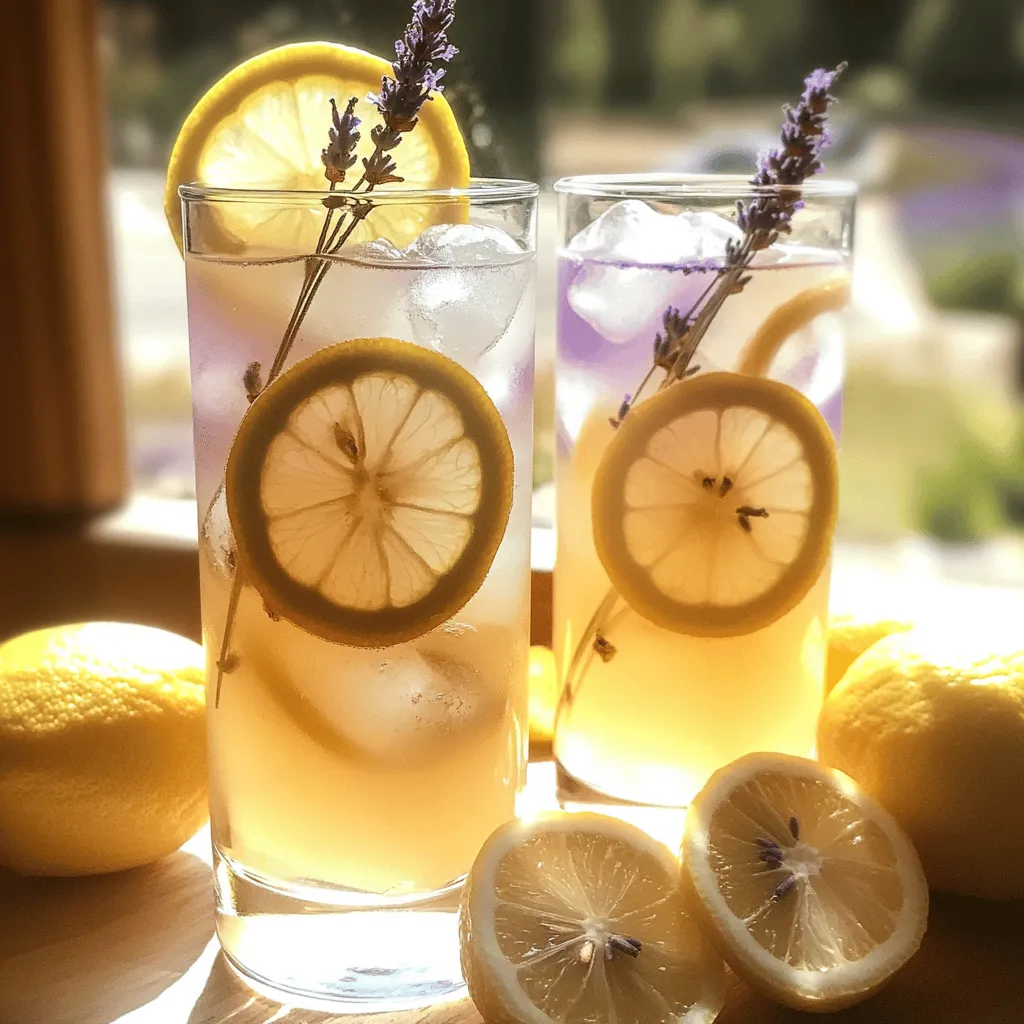 Coconut Lavender Lemonade Mocktail Recipe Refreshing Drink