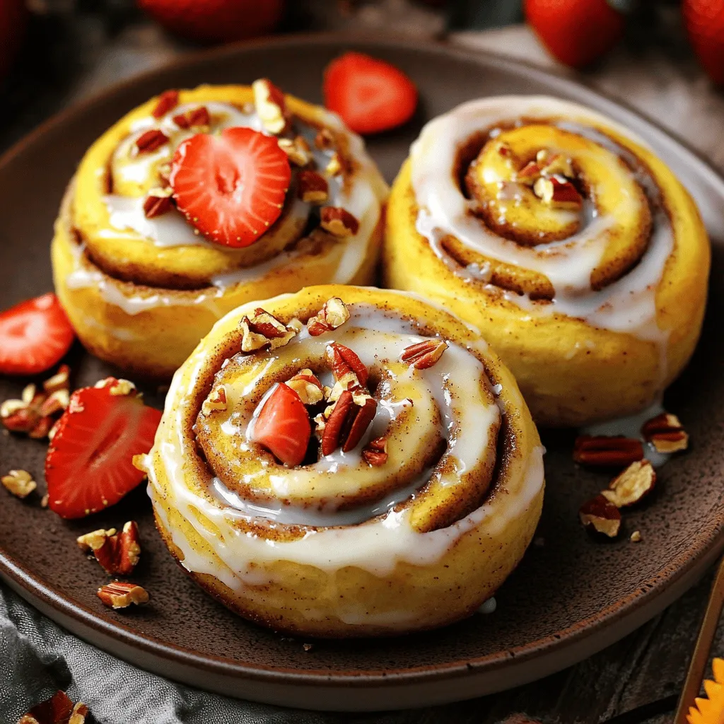 To make strawberry cheesecake cinnamon rolls with pecans, you need several key ingredients. First, let’s focus on the dough. The dough requires 2 ½ cups of all-purpose flour, ¼ cup of granulated sugar, 1 packet of active dry yeast, ½ teaspoon of salt, ½ cup of warmed whole milk, ¼ cup of melted unsalted butter, and 1 large egg.