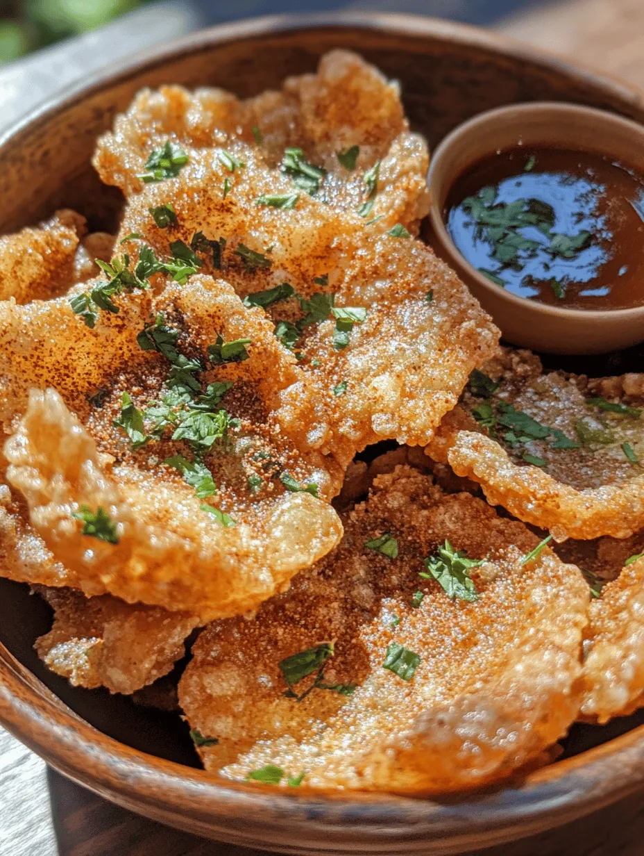 Crunchy Vegan Pork Rinds Snack: A Delightful Plant-Based Alternative