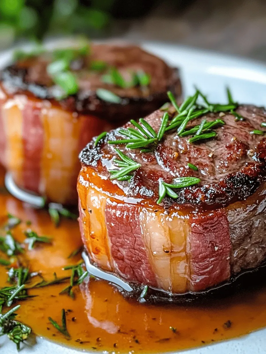 Bacon-Wrapped Filet Mignon Delight: A Culinary Masterpiece