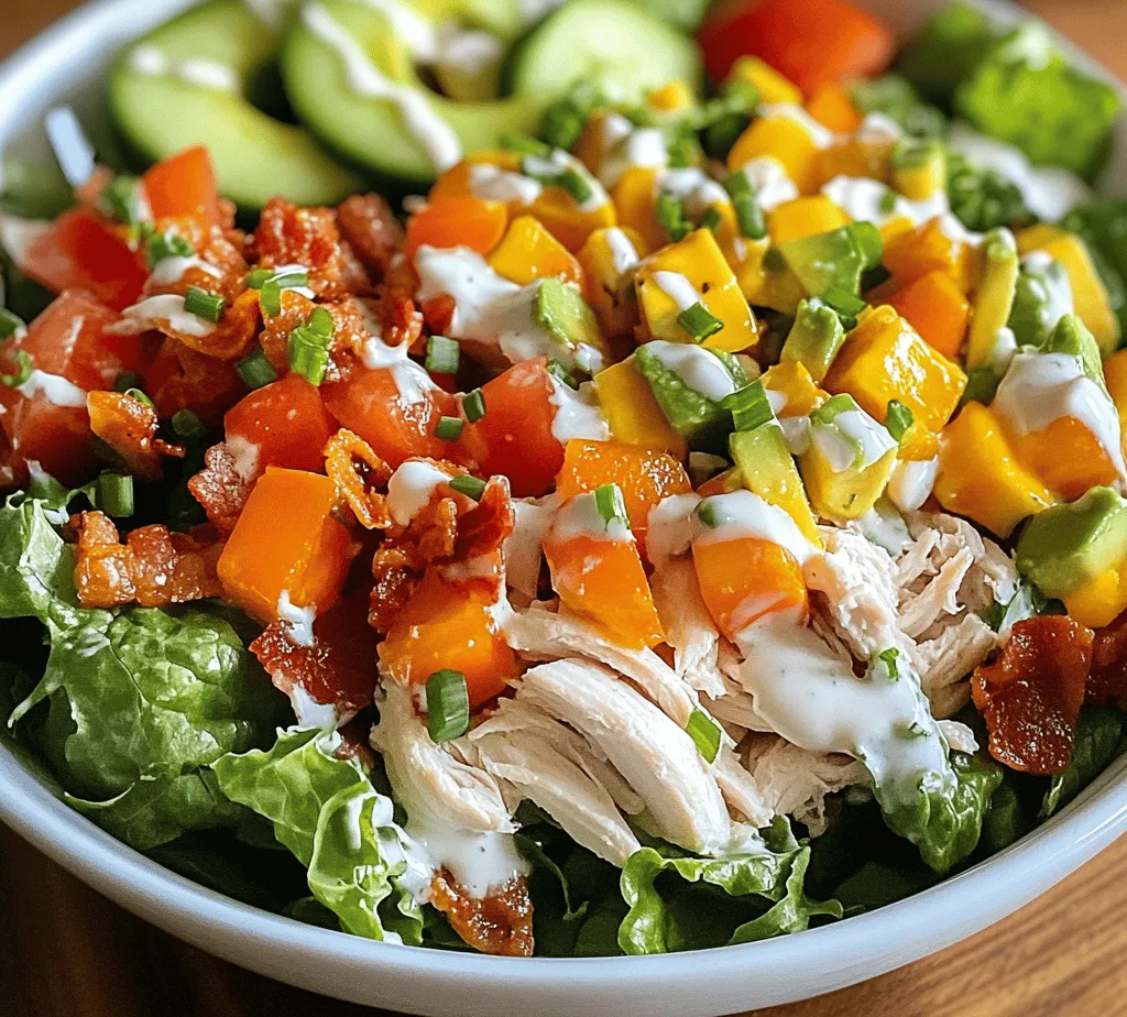 As summer rolls around, our cravings for fresh and nutritious meals tend to peak, and what better way to satisfy those cravings than with a Crisp & Colorful BLT Chicken Salad? This delightful dish combines the classic flavors of a BLT sandwich—bacon, lettuce, and tomato—with the hearty addition of chicken, transforming it into a satisfying salad that is perfect for lunch or a light dinner. Whether you’re hosting a summer barbecue or looking for a quick meal prep option, this salad