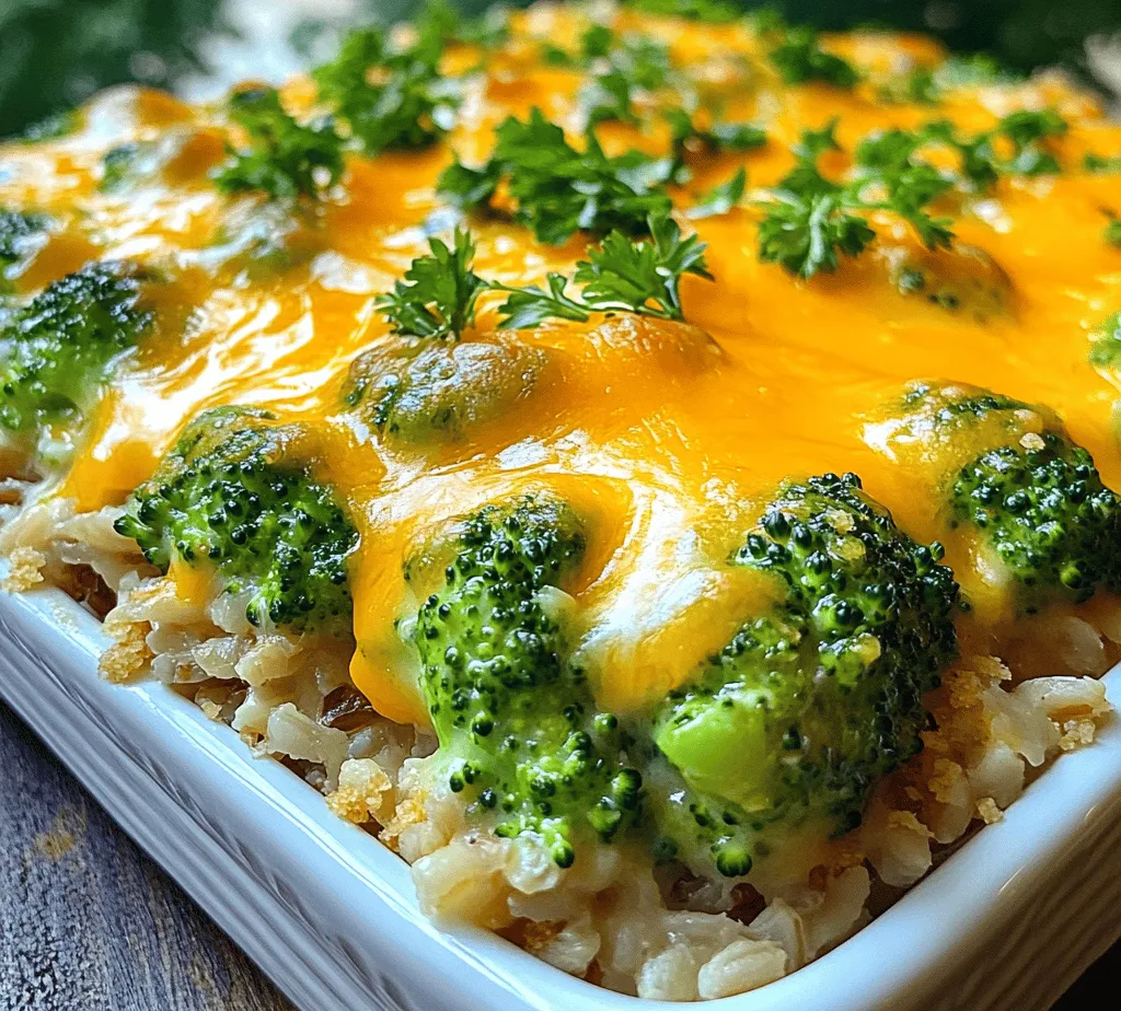 To create a truly memorable Cheesy Broccoli Casserole, it’s essential to start with quality ingredients. Each component plays a pivotal role, enhancing the dish