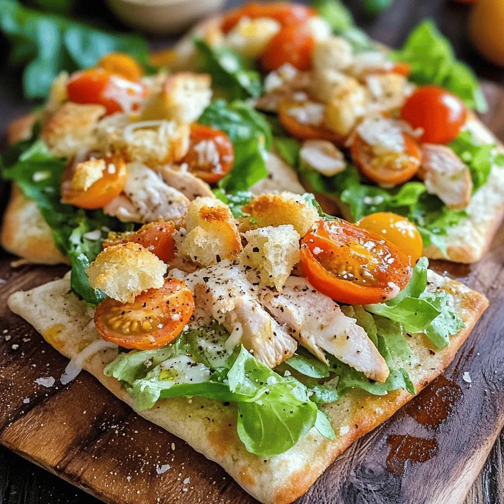Chicken Caesar Flatbreads: A Delicious Fusion of Flavors