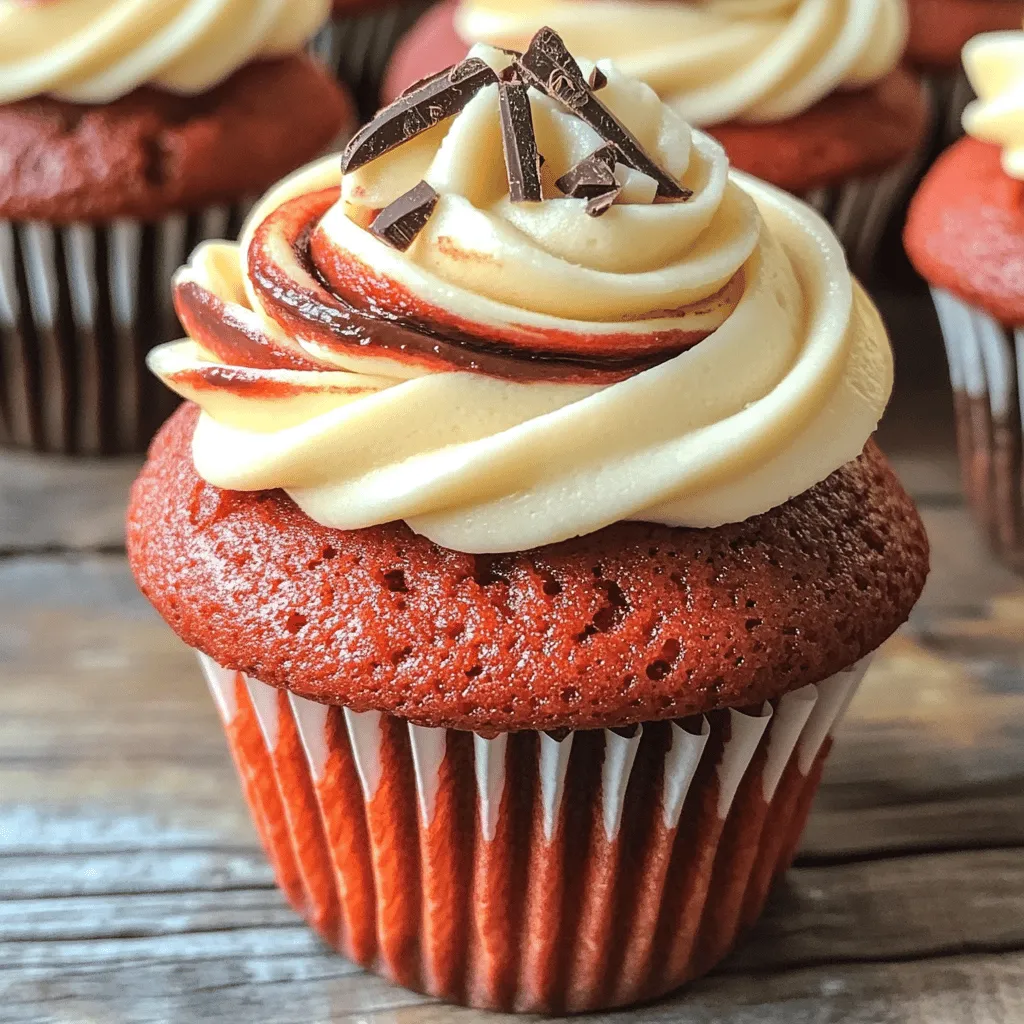 Red Velvet Marble Cupcakes Easy and Delicious Recipe
