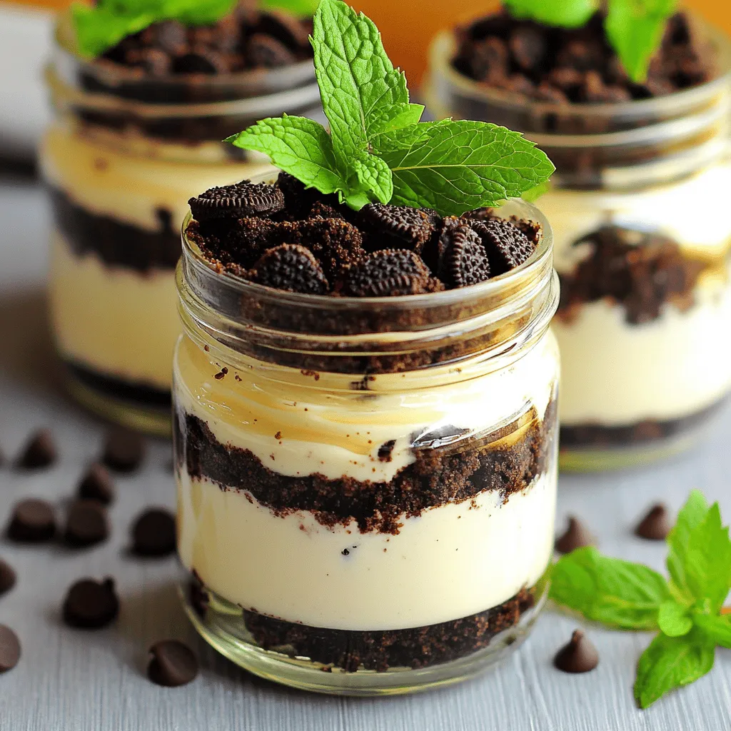 No-Bake Oreo Cheesecake Jars Creamy Dessert Delight