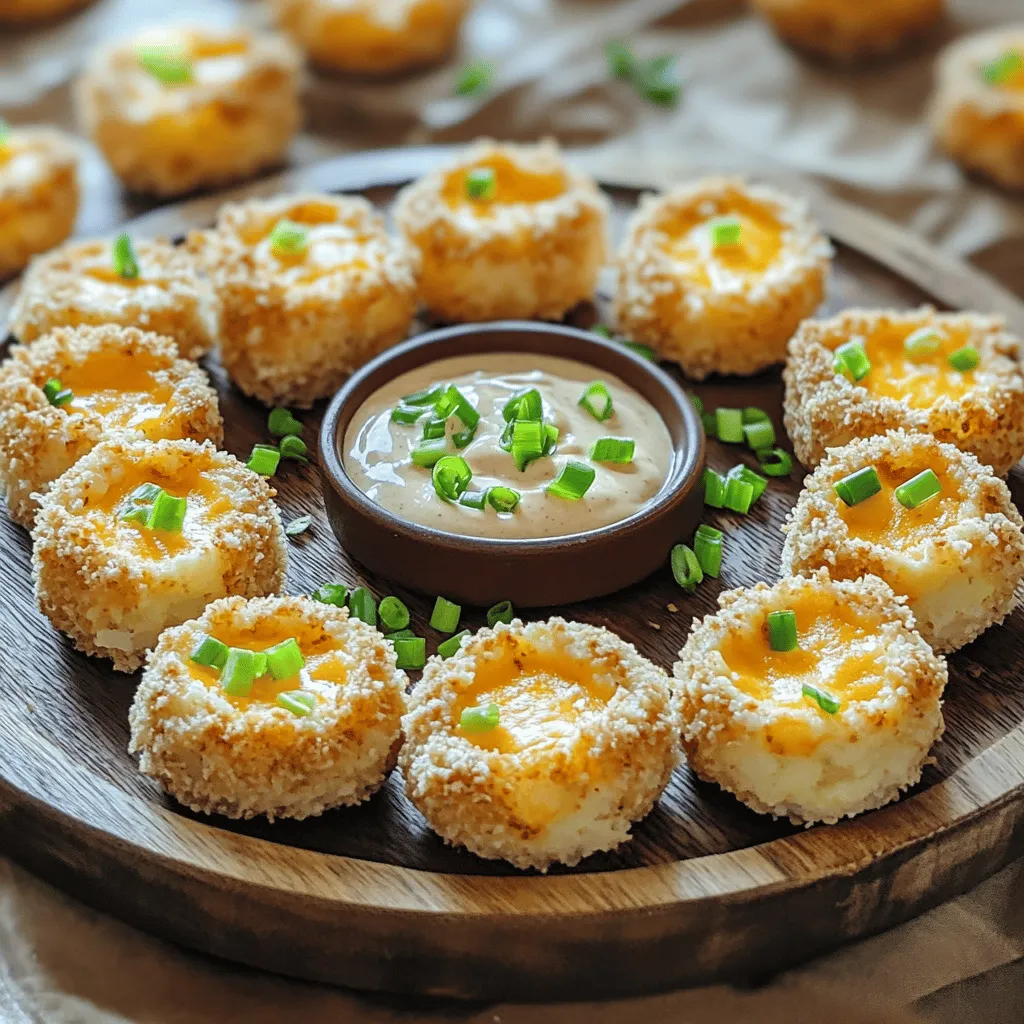 Irresistible Mashed Potato Cheese Puffs Tasty Appetizer