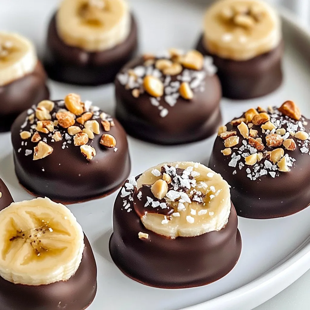 Chocolate Covered Banana Bites Delightful Snack Recipe