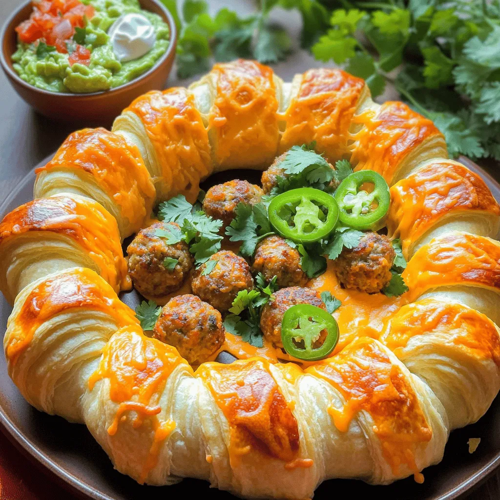 Taco Meatball Ring Delightful and Easy Family Meal