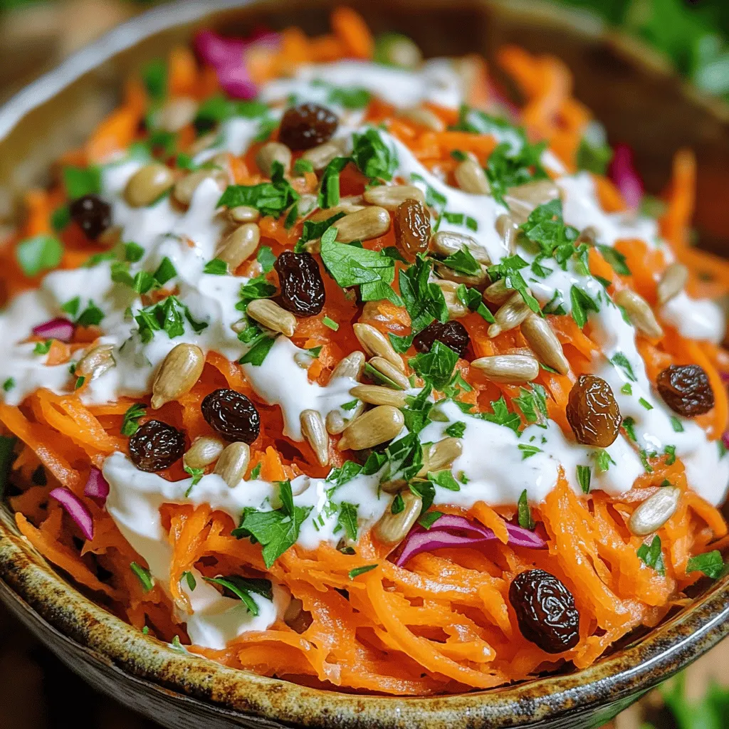 Crunchy Bistro Carrot Salad Fresh and Flavorful Mix