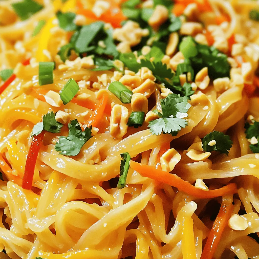 Easy Thai Peanut Noodles Quick and Tasty Recipe