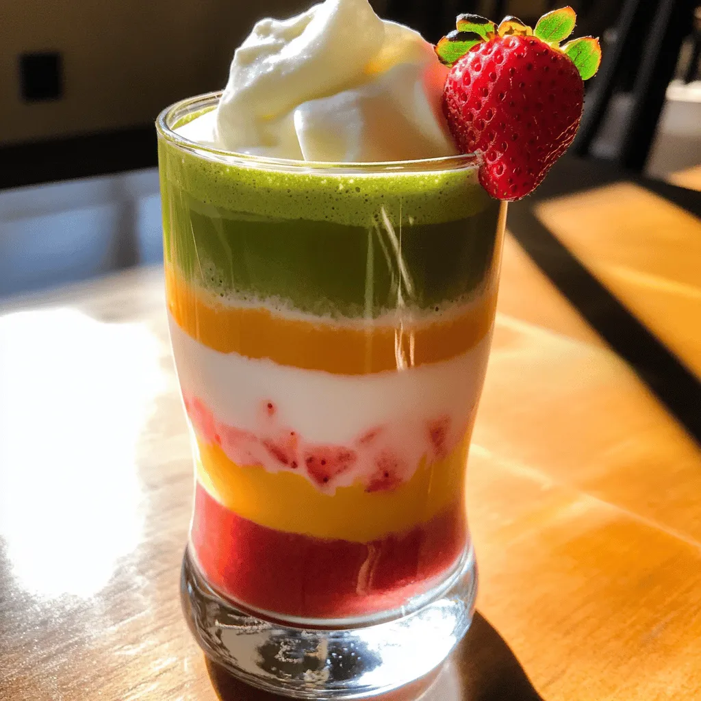 Strawberry Matcha Latte Refreshing and Flavorful Treat