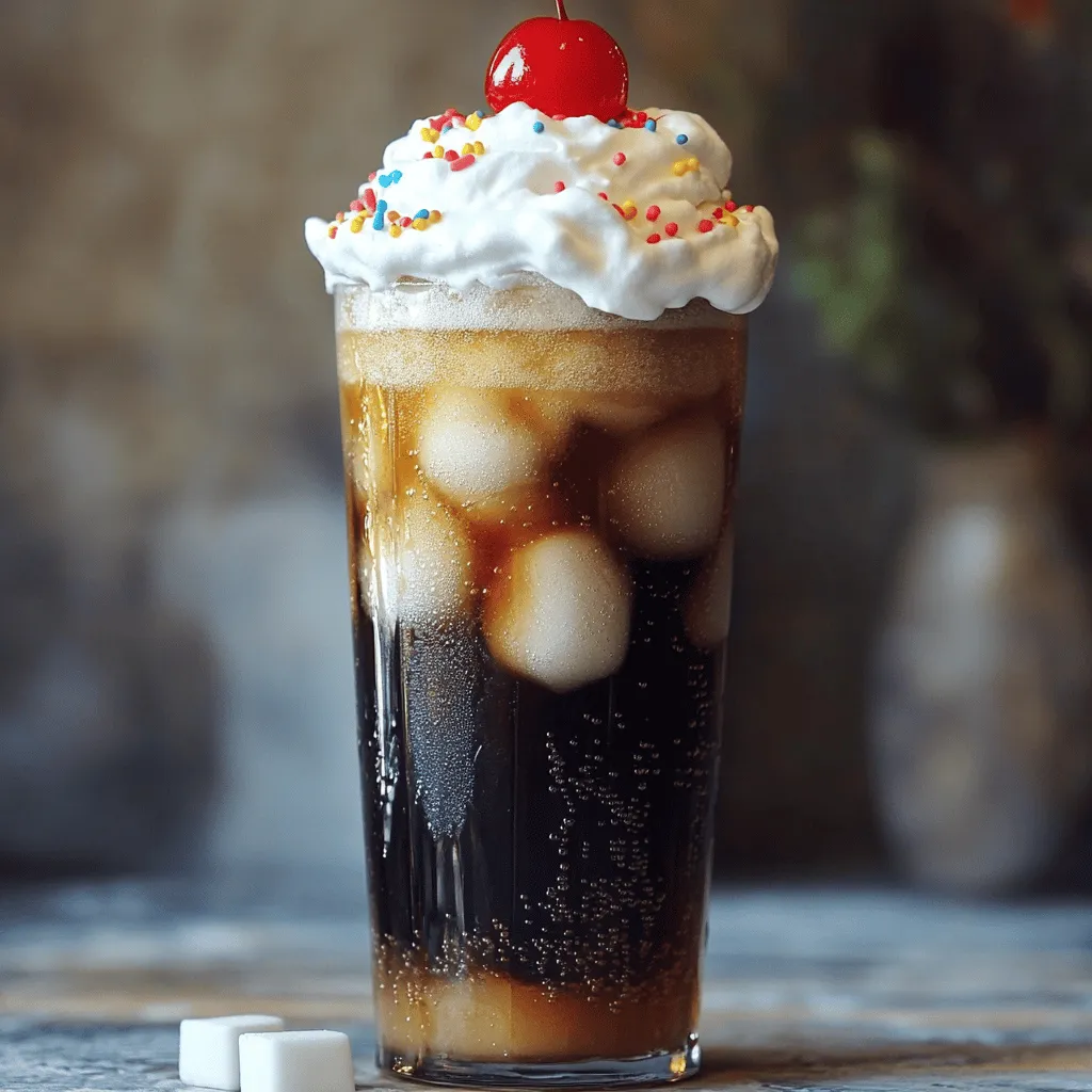 Viral Fluffy Coke Refreshing and Fun Drink Trend
