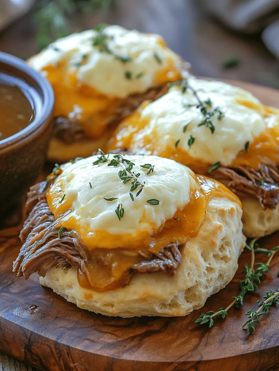 French Dip Biscuits: The Ultimate Comfort Food