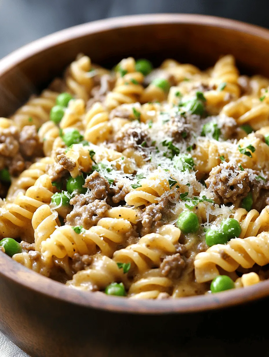 Stovetop Creamy Ground Beef Pasta: An Easy and Satisfying Meal
