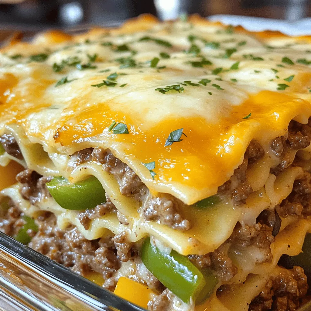 Philly Cheesesteak Casserole Flavorful and Hearty Meal