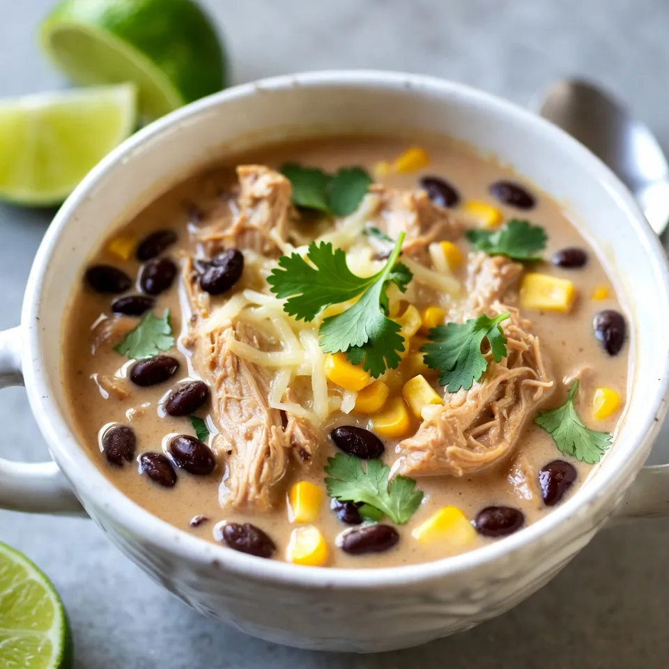 Creamy Chicken Enchilada Soup Simple and Satisfying Dish