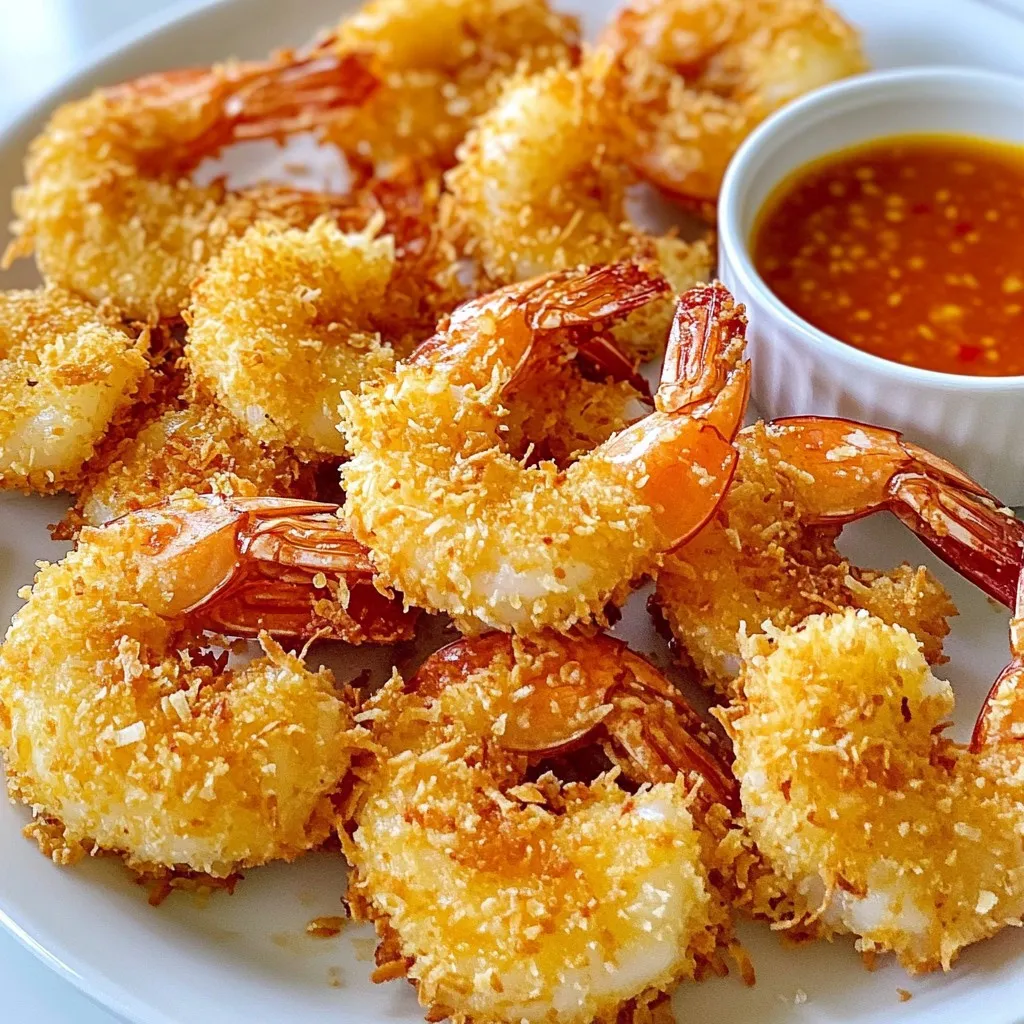Air Fryer Coconut Shrimp Crunchy and Delicious Meal