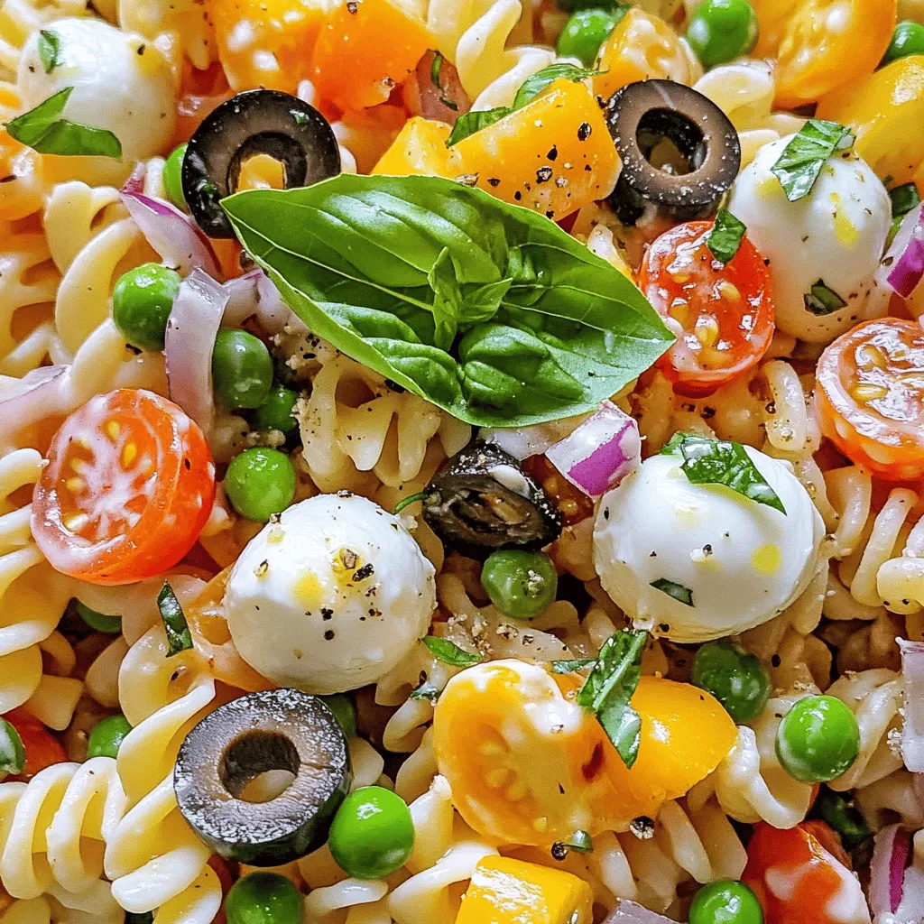 Delight in a Creamy Italian Pasta Salad: A Step-by-Step Guide to a Flavorful Dish