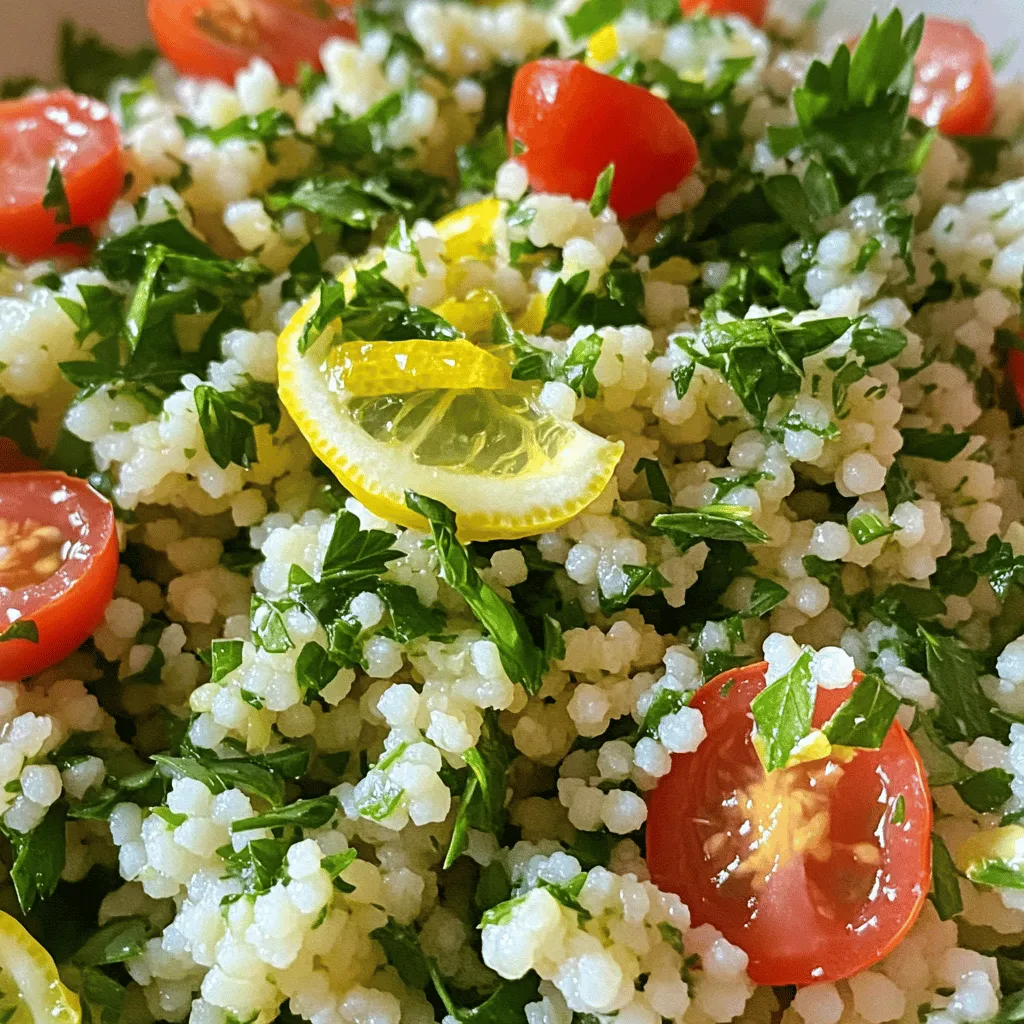 Lemon Herb Couscous Fresh and Flavorful Delight