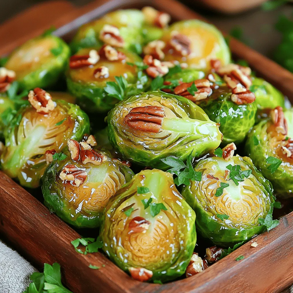 Maple Glazed Brussels Sprouts Tasty and Simple Recipe