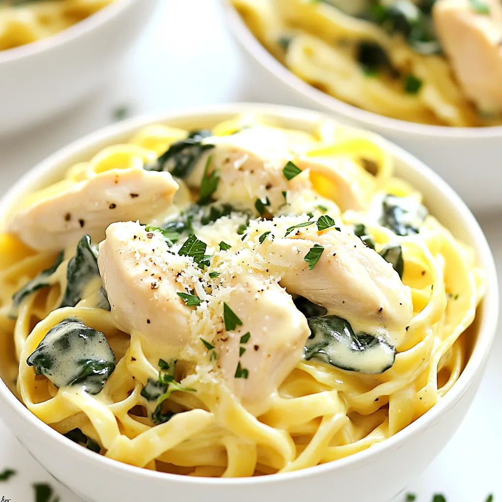 One Pot Chicken Alfredo Tasty and Easy Recipe