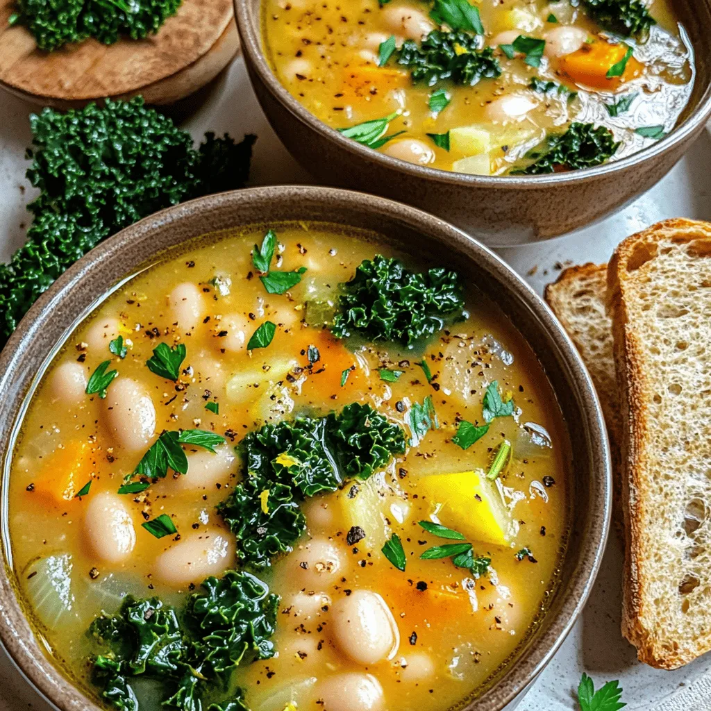 The key ingredients for lemon rosemary white bean soup create a wonderful mix of flavors. You need white beans, vegetable broth, and fresh rosemary. The beans give the soup its creamy base. The broth adds depth and warmth.