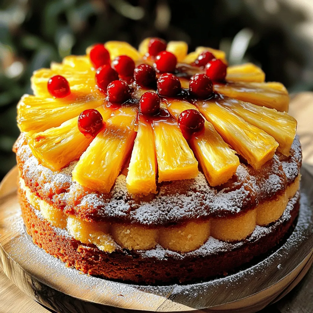 Pineapple Upside-Down Pound Cake Simple and Delicious