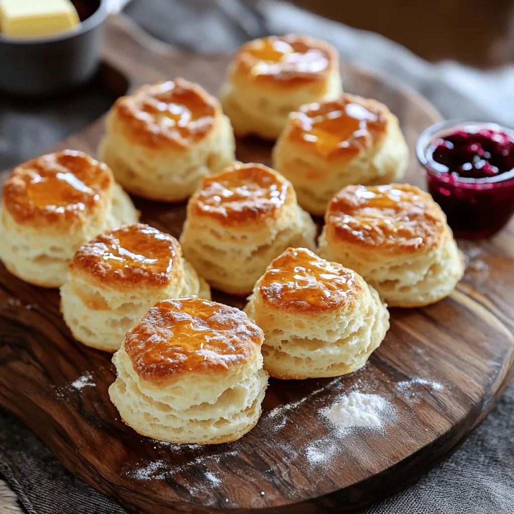 Light and Buttery Flaky Cloud Biscuits Delightful Treat