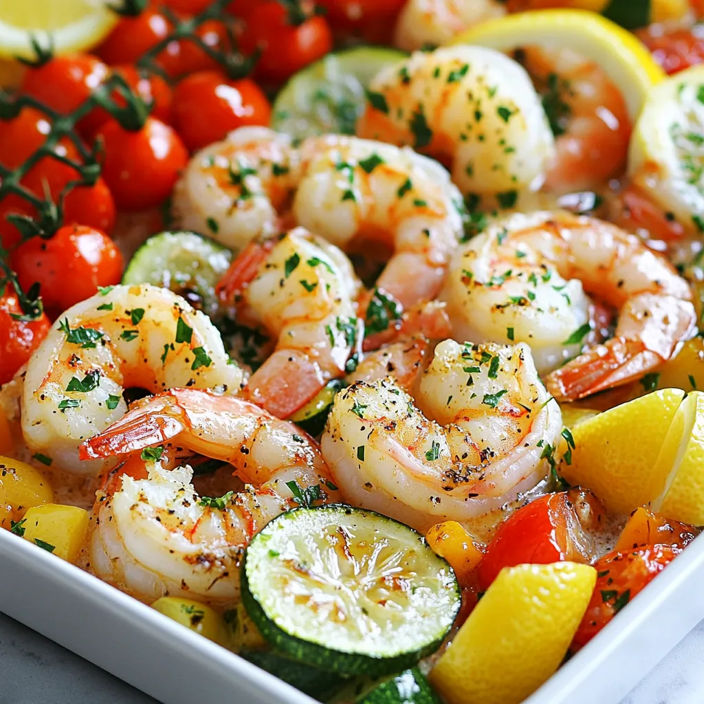 Savory Sheet Pan Garlic Butter Shrimp Delight