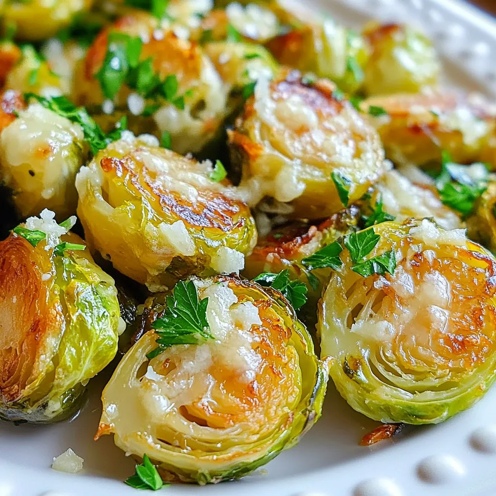 Garlic Parmesan Brussels Sprouts Flavorful Side Dish