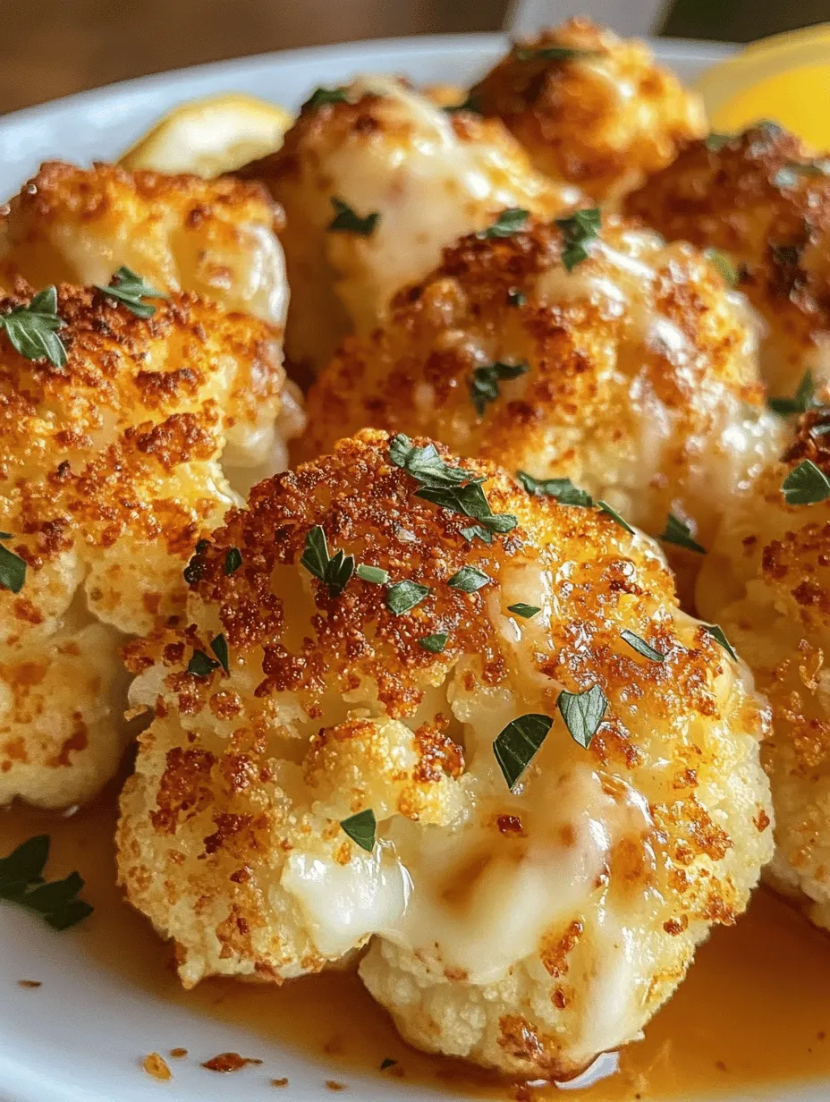 Crunchy Garlic Herb Roasted Cauliflower