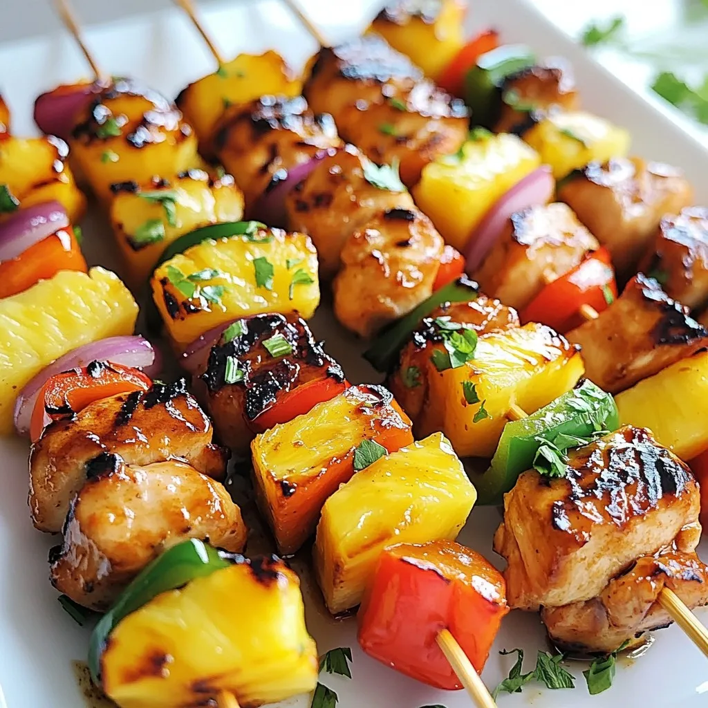 Pineapple Teriyaki Chicken Skewers Tasty and Easy Recipe