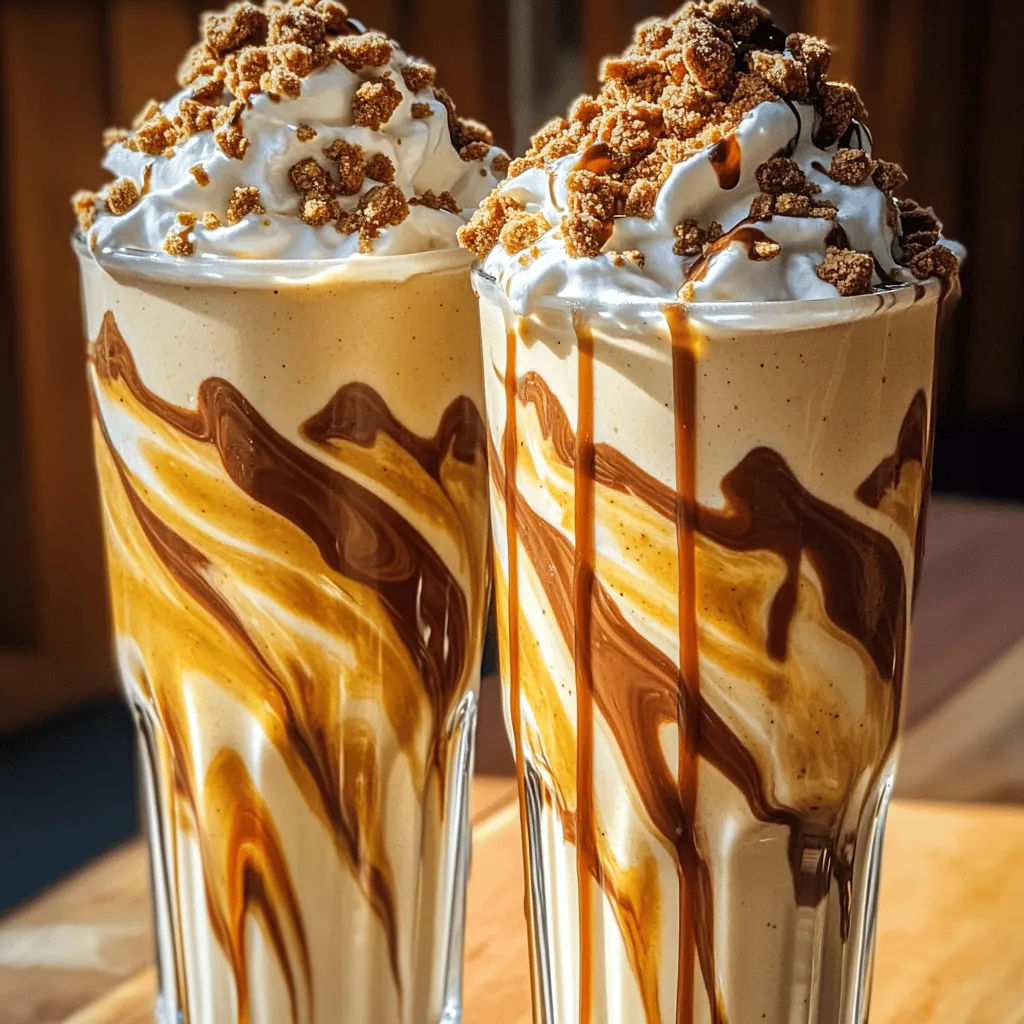 Creamy Biscoff Cookie Butter Milkshake Delight