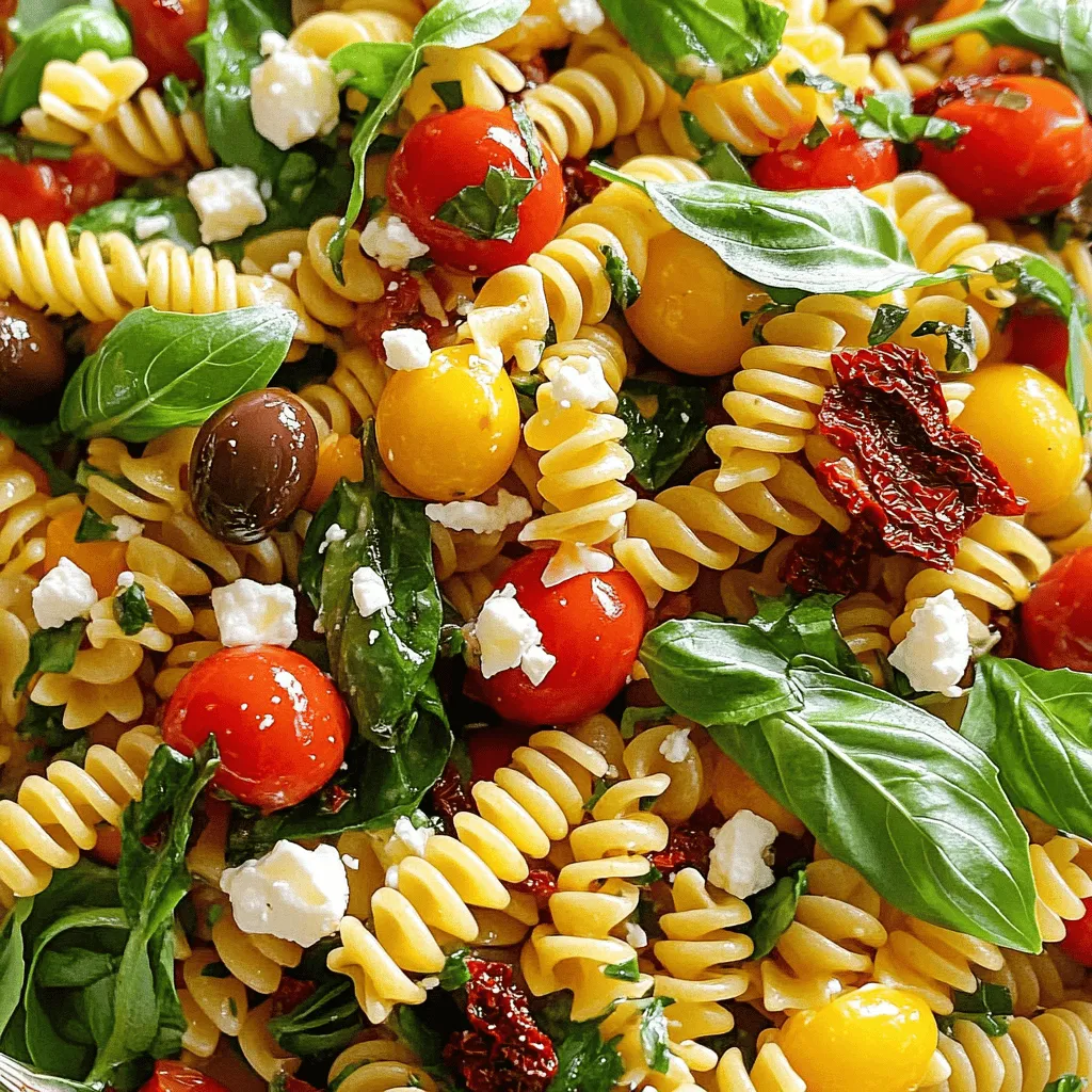 Sun Dried Tomato Pasta Salad Fresh and Flavorful Meal