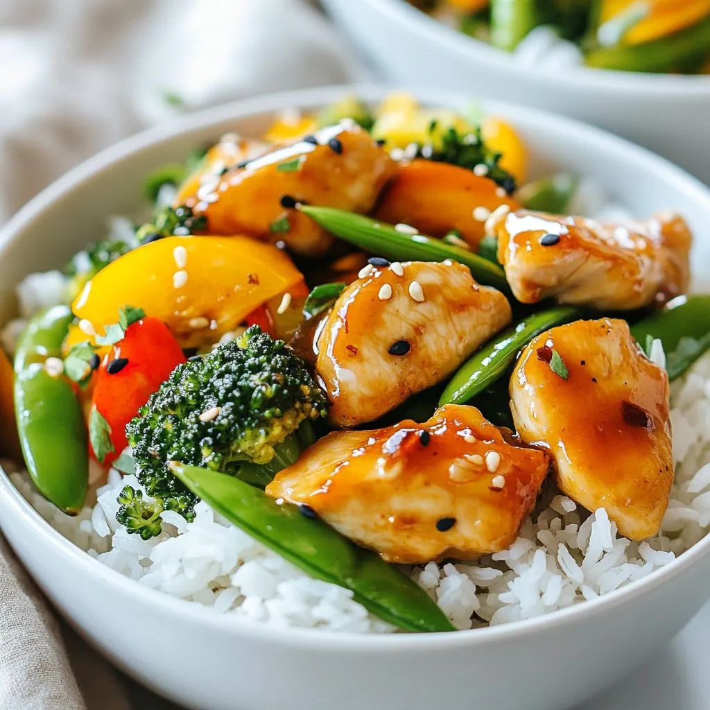 Honey Garlic Chicken Stir Fry Quick and Tasty Meal