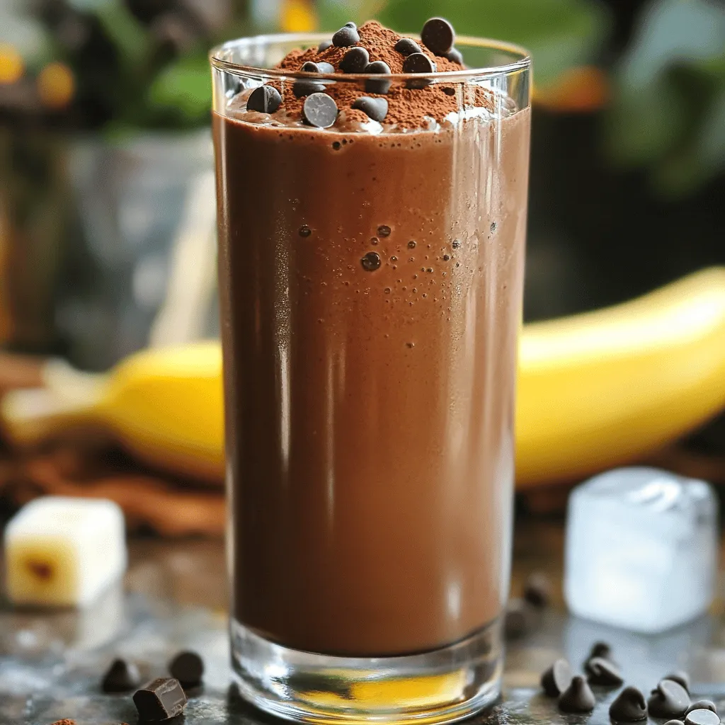Brownie Batter Protein Shake Tasty and Nutritious Treat