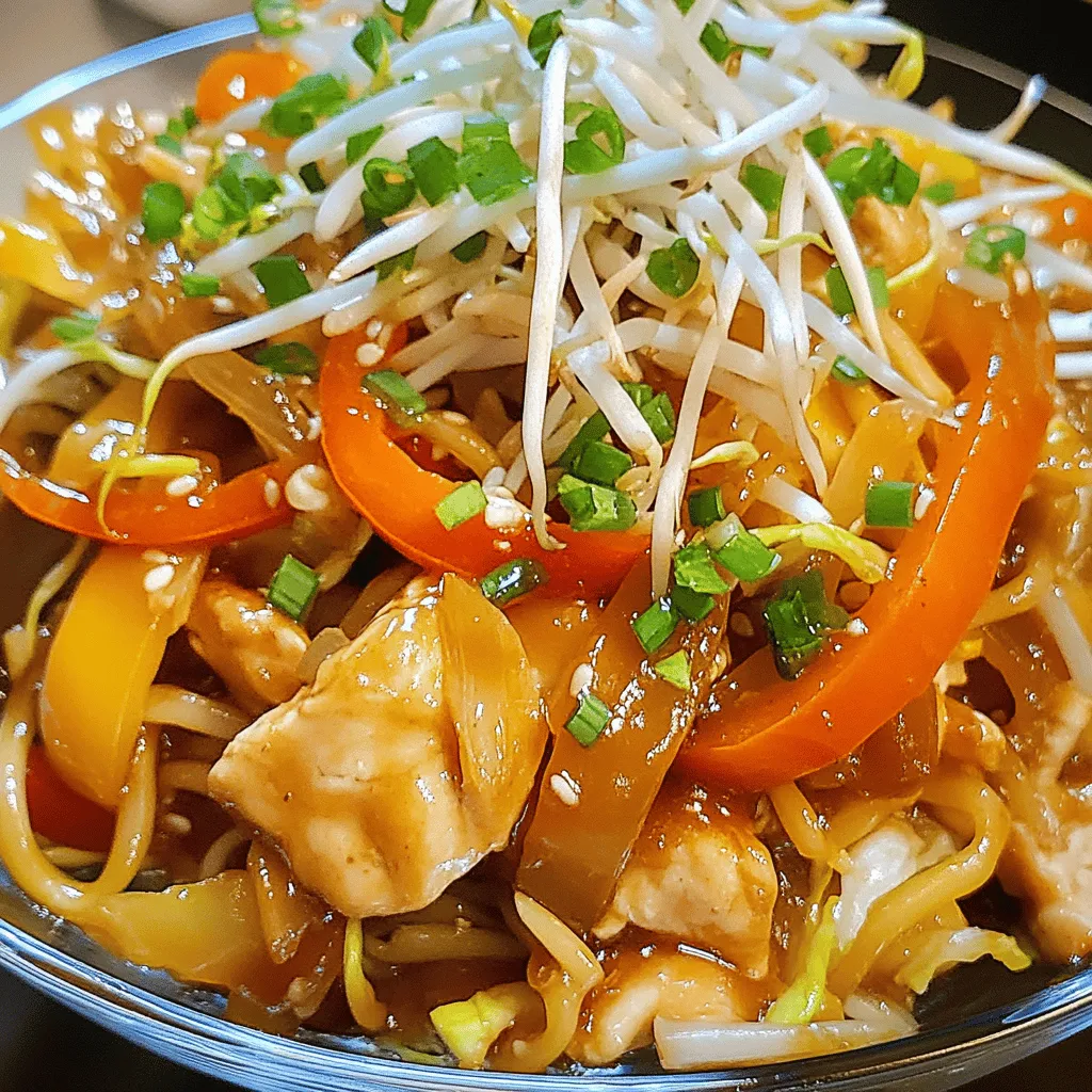 Chicken Chow Mein with The Best Chow Mein Sauce