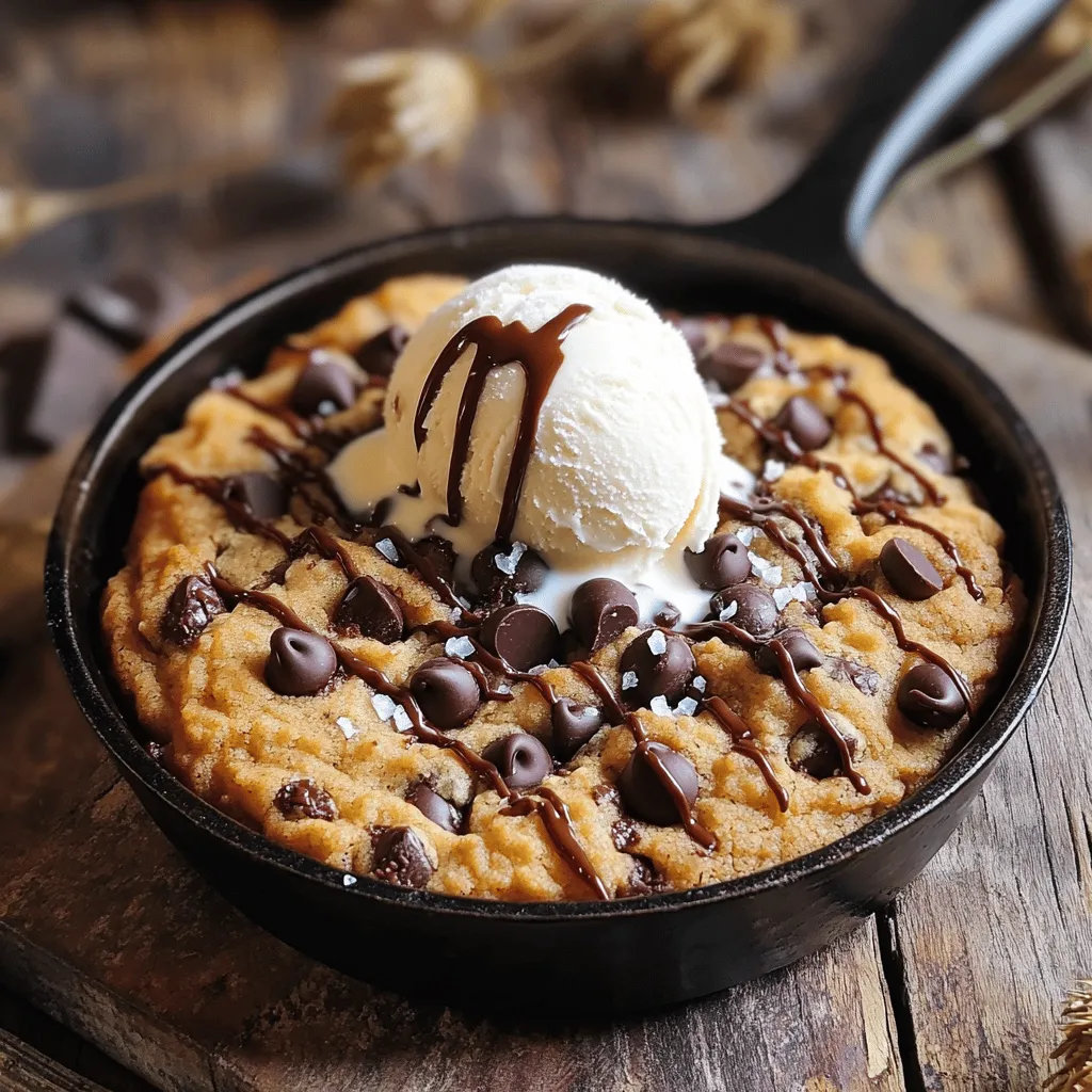 Chocolate Chip Cookie Skillet Delightful Dessert Recipe