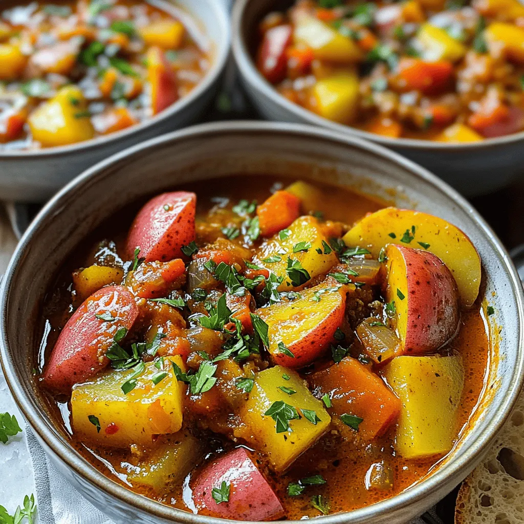 Saucy Hungarian Red Potato Goulash Flavorful Comfort Dish