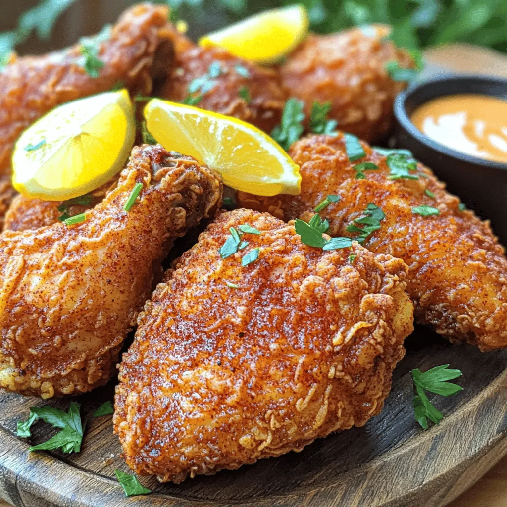 - 4 chicken thighs (bone-in, skin-on) - 2 cups buttermilk - 2 tablespoons lemon zest - 2 tablespoons freshly squeezed lemon juice