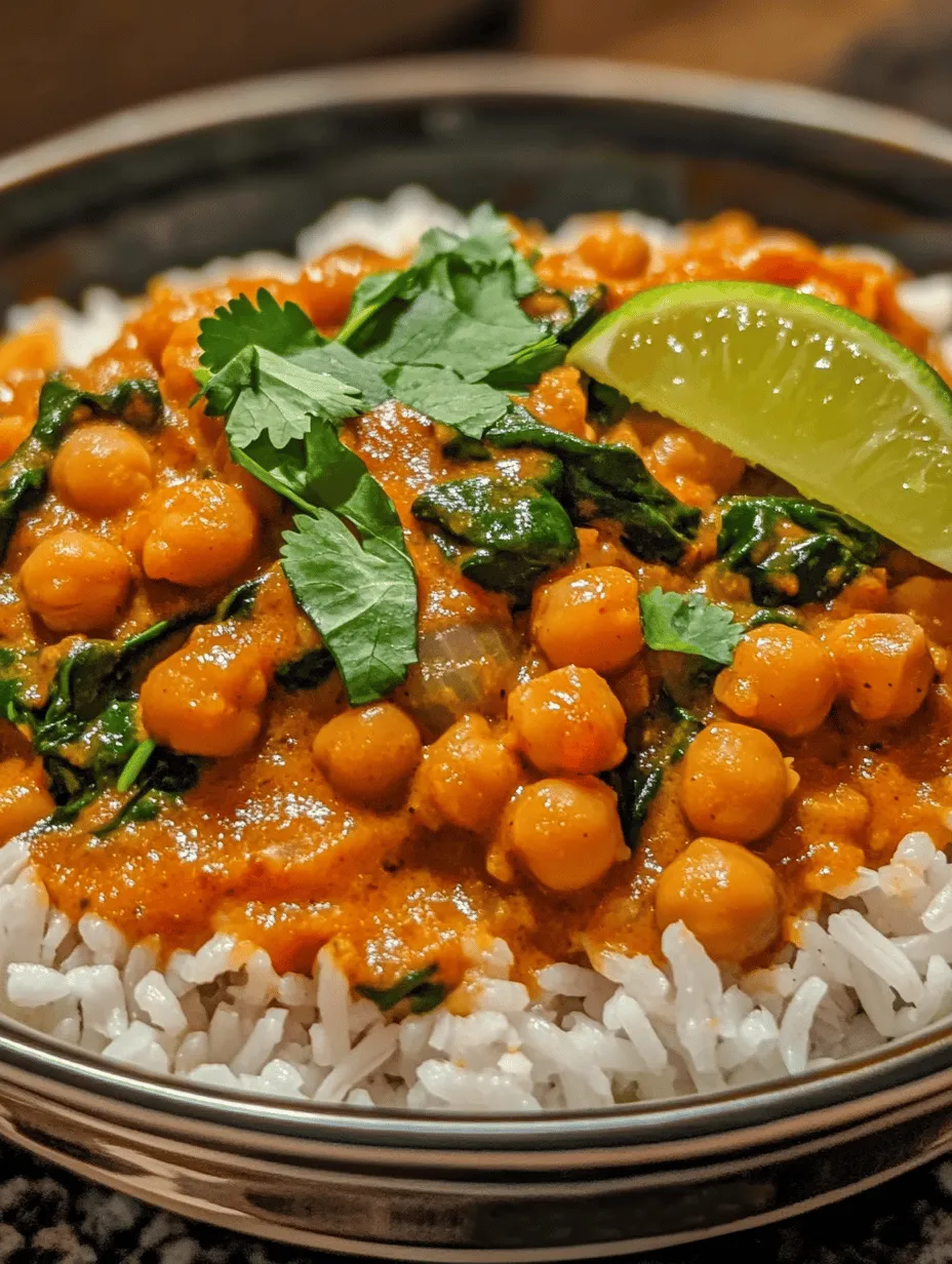 Creamy Coconut Chickpea Curry Recipe
