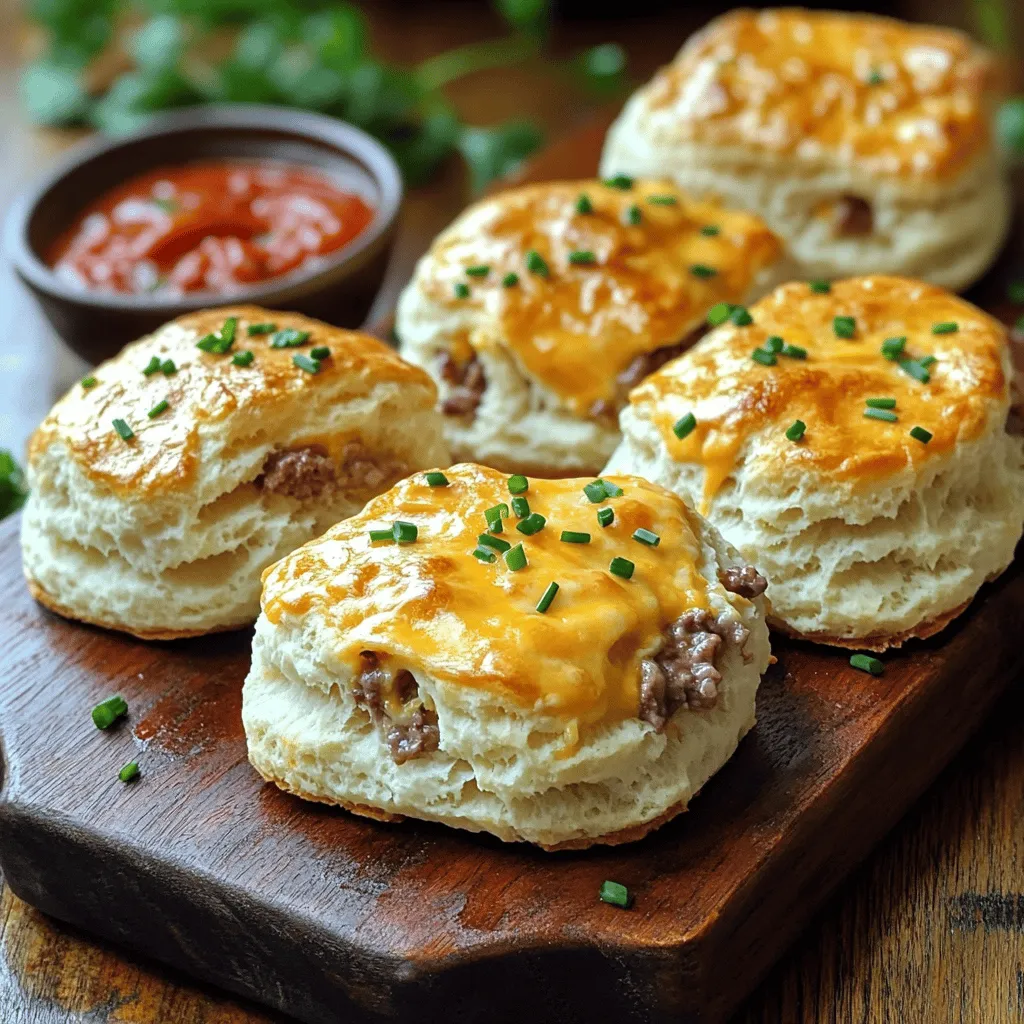 For the best beef and cheese biscuits, you need a few key items. Start with 2 cups of all-purpose flour. This is the base for your biscuits. Next, add 1 tablespoon of baking powder to help them rise. Then, include 1 teaspoon each of garlic powder and onion powder for flavor. Don