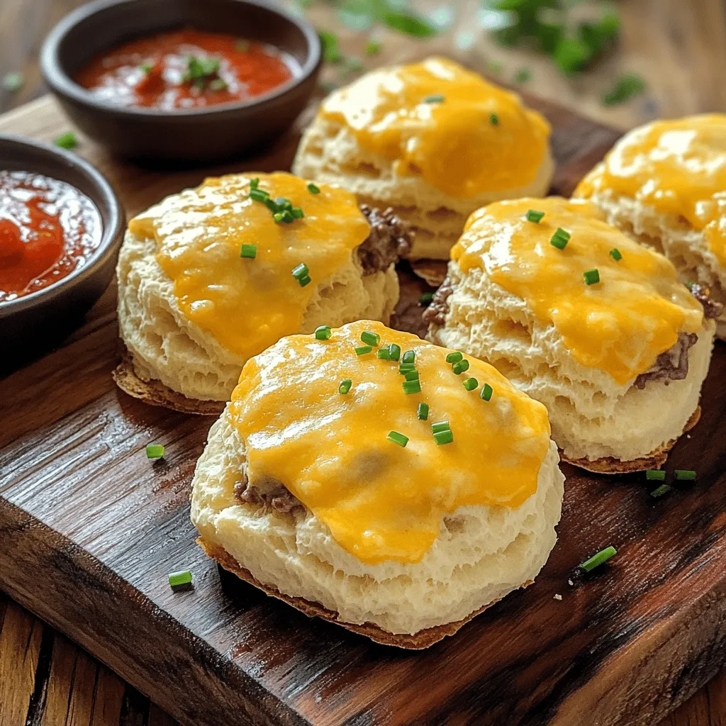 Savory Beef and Cheese Butter Swim Biscuits Recipe