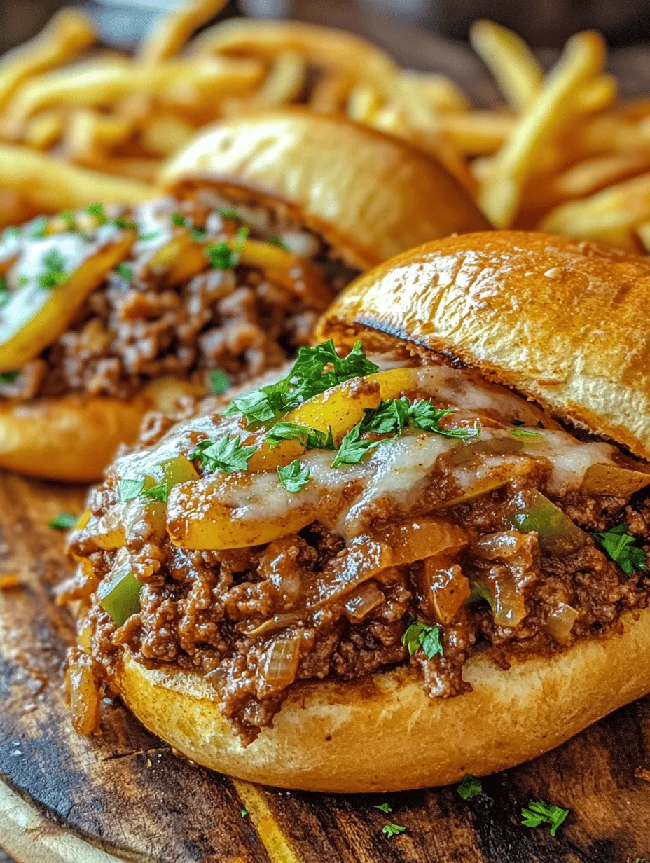 Philly Cheesesteak Sloppy Joes: A Unique Comfort Food Delight