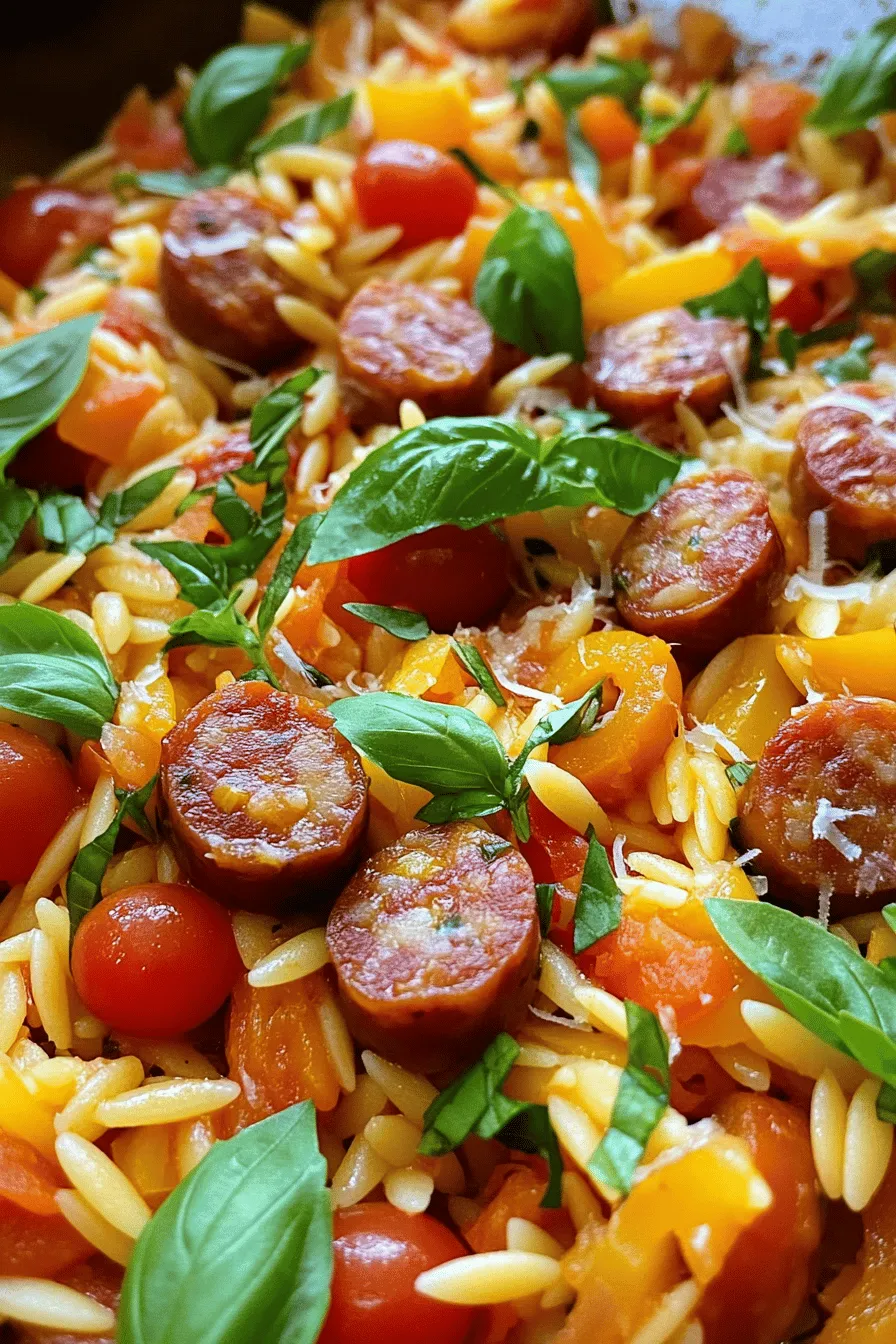 Spicy Nduja Orzo Delight: A Hearty One-Pot Meal