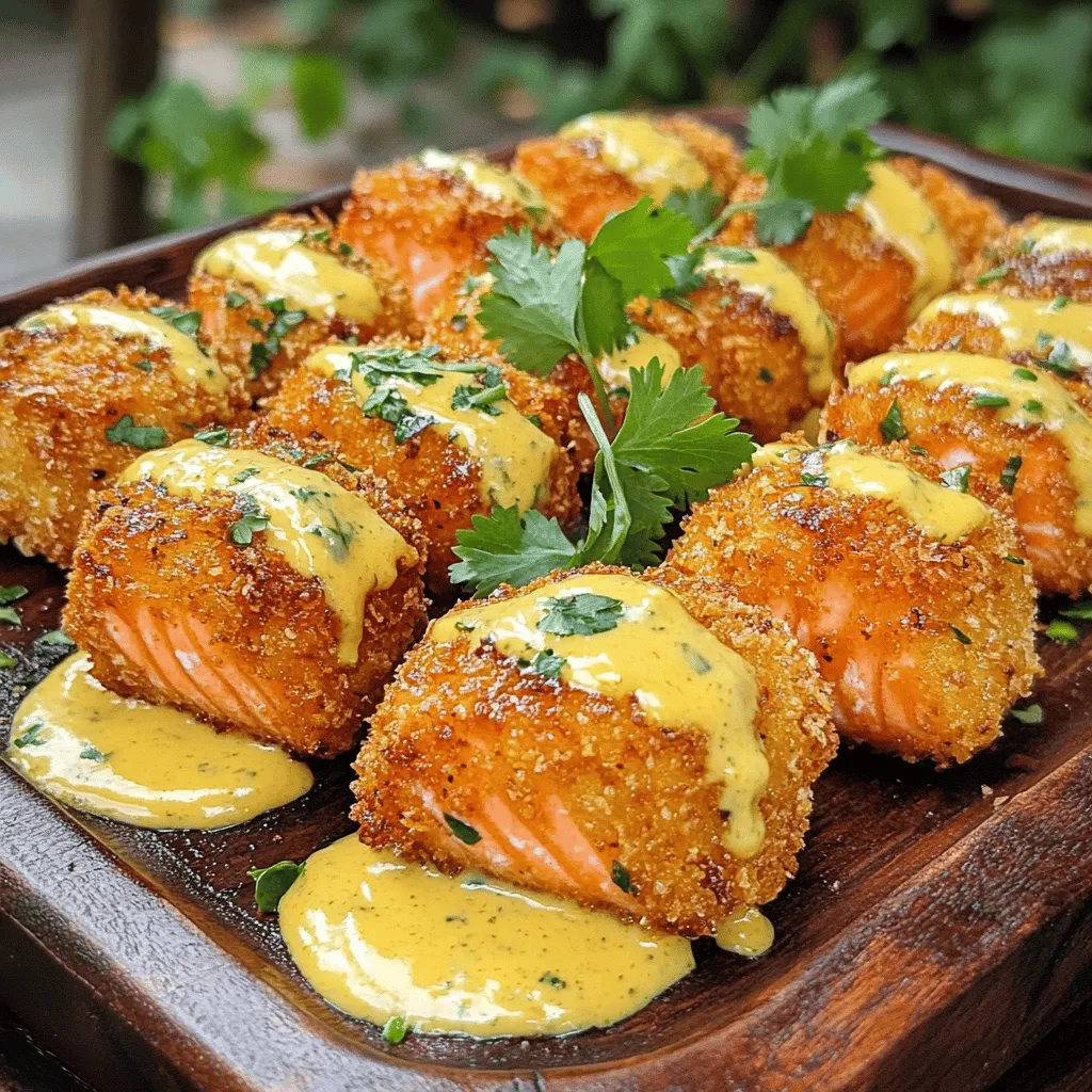 Air Fryer Bang Bang Salmon Bites Recipe