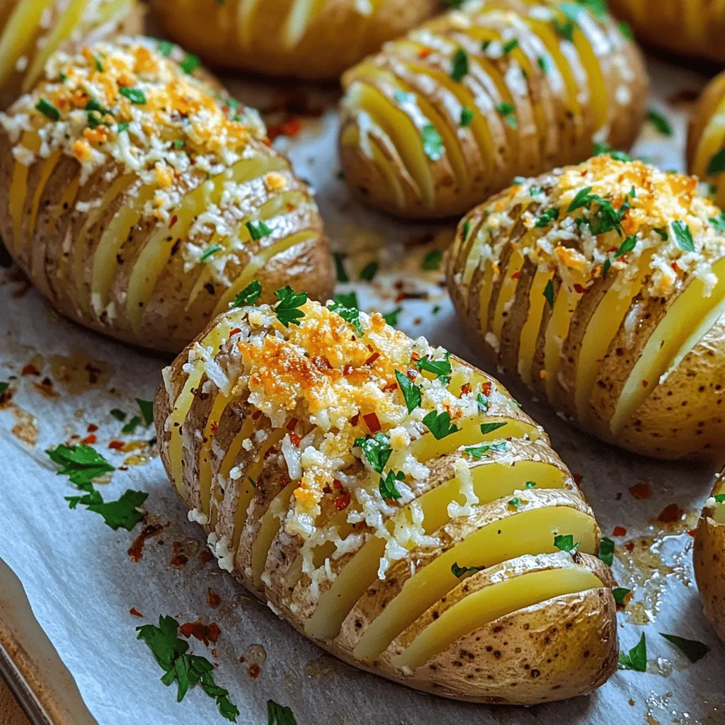 Garlic Parmesan Hasselback Potatoes: A Flavorful Twist on a Classic Recipe