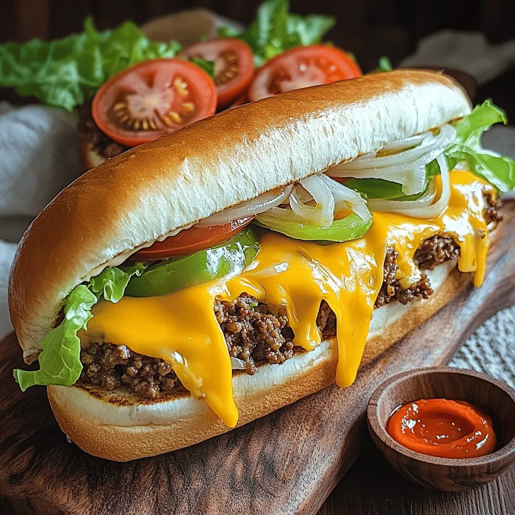 Chopped Cheese Sandwich Flavorful and Easy to Make