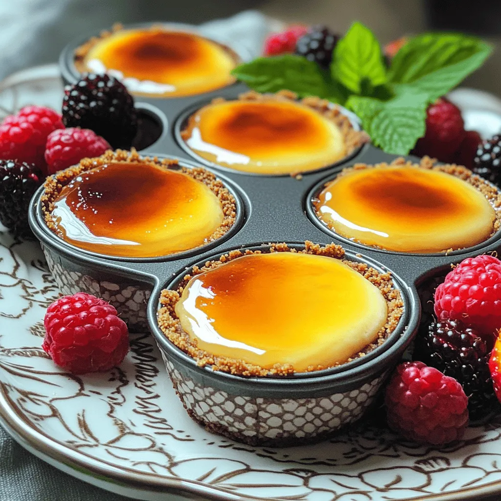 Mini Crème Brûlée Cheesecakes Delightful and Easy Recipe